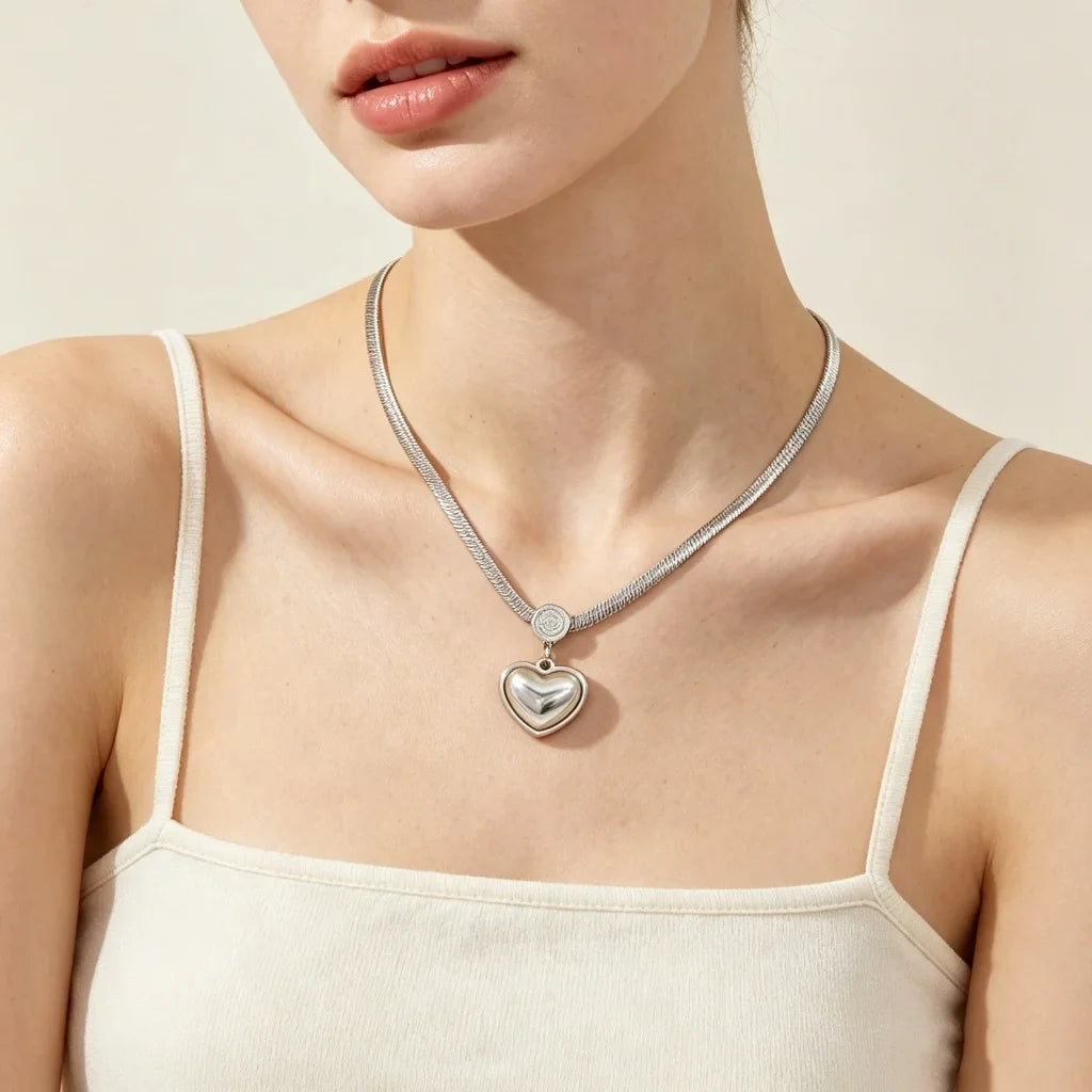 18K Gold Plated Pendant Chain Necklace
