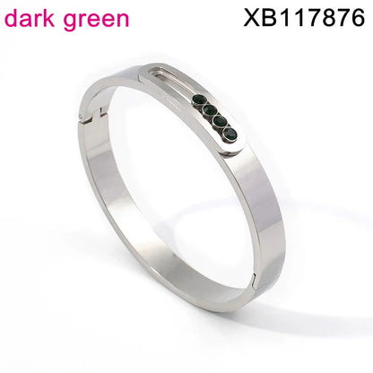 Gold Filled Tarnish Free Zircon Bangle