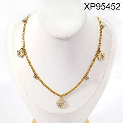 Trendy Elegant 18K Gold Plated Coin Necklace