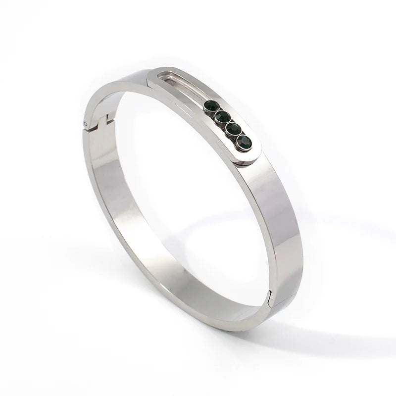 Gold Filled Tarnish Free Zircon Bangle