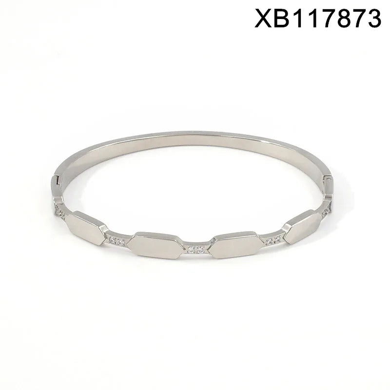 Gold Filled Tarnish Free Zircon Bangle
