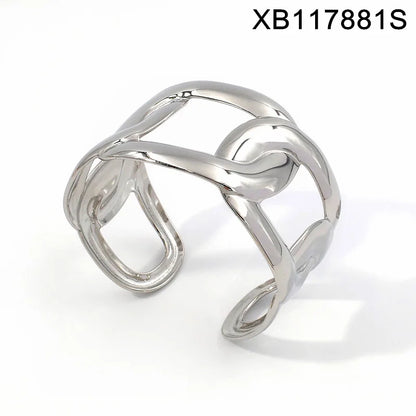 Designer Chunky 18K Gold Plated Tarnish Free Cuff Bangle