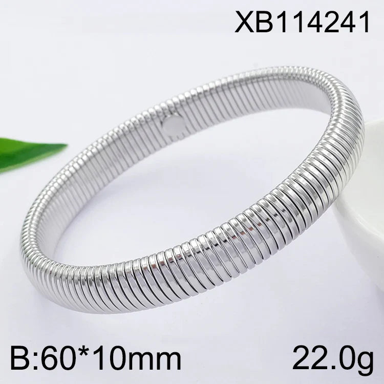 Stretchable 18K Gold Plated Bracelets Jewelry