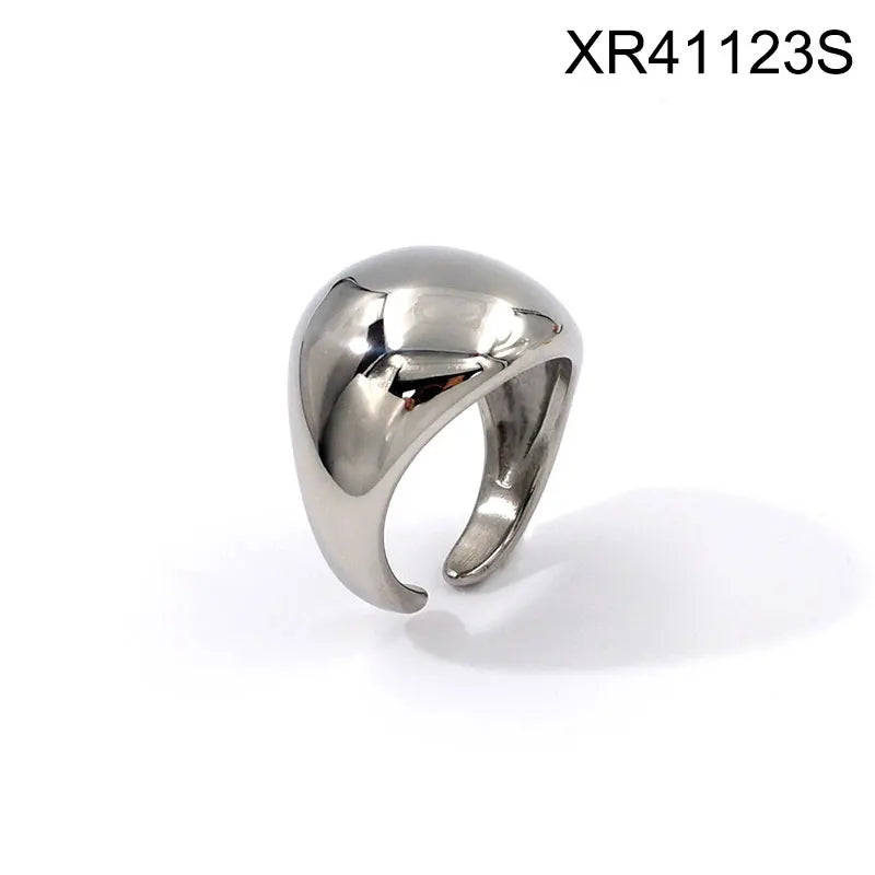 Hypoallergenic Non Tarnish Adjustable Ring