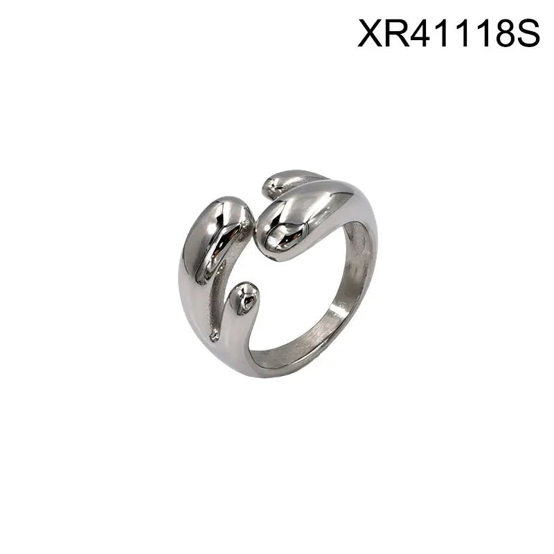 Hypoallergenic Non Tarnish Adjustable Ring