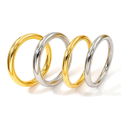 Minimalist Tarnish Free 18K Gold Plated Hypoallergenic Bangle