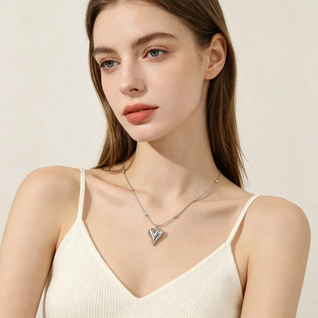 18K Gold Plated Pendant Chain Necklace