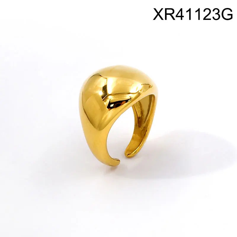 Hypoallergenic Non Tarnish Adjustable Ring