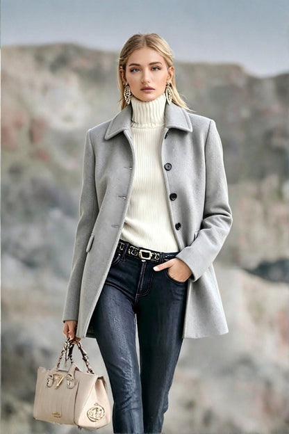 Button Up Longline Coat