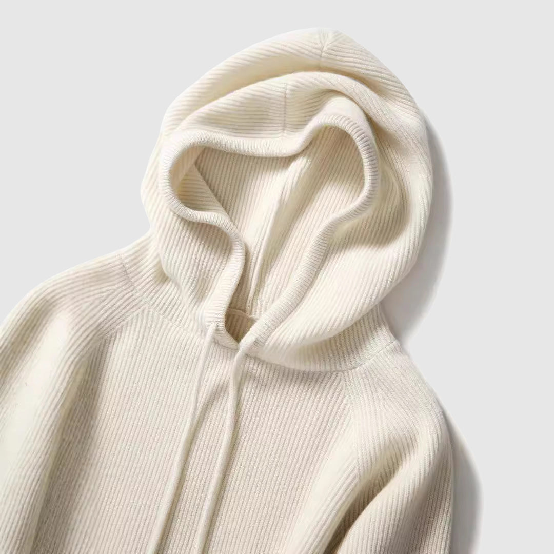Knitted Cashmere Hooded Women’s Winter Sweater