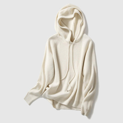 Knitted Cashmere Hooded Women’s Winter Sweater