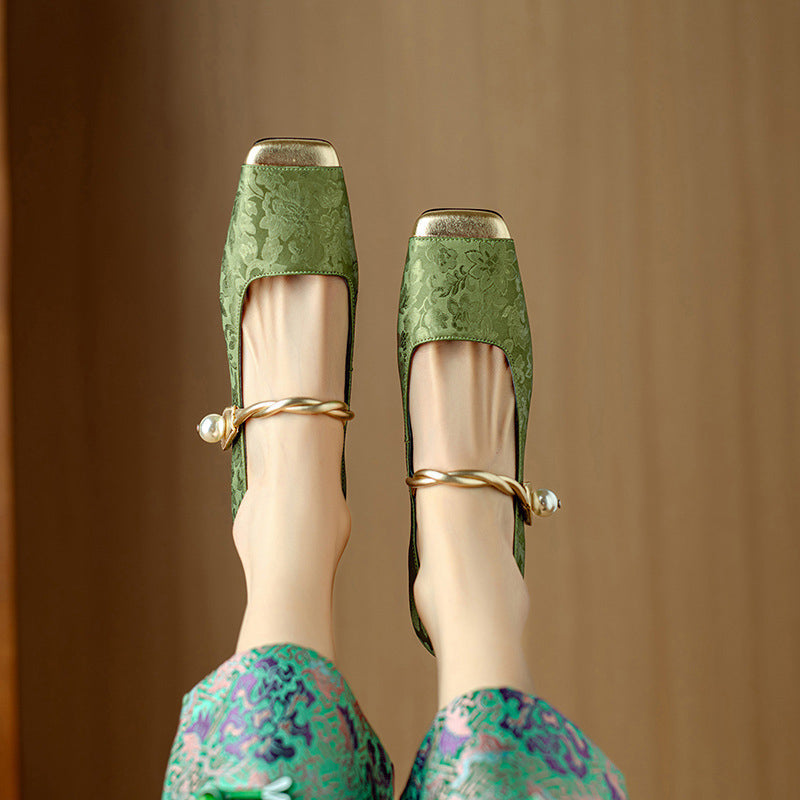 La Regale Florale Heels by Sofia Amoretti