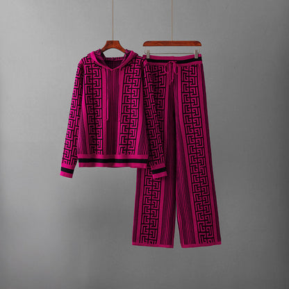 Maze Luxe Knitted 2-Piece Set