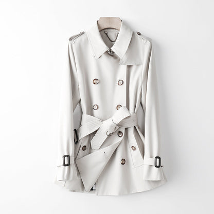 Element Mid-Length Trench Coat Stone White