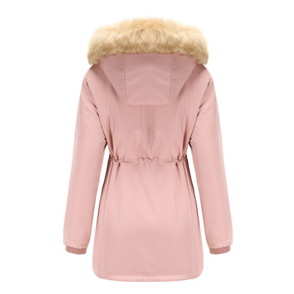 Lambskin Fleece Padded Loose Parkas