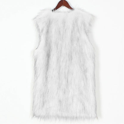 Faux Fur Vest Top