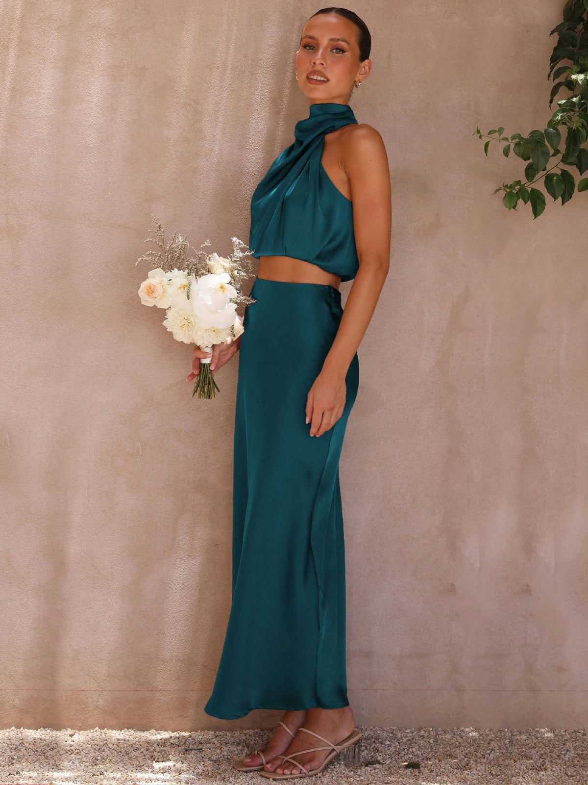 Nisha Two Piece Day to Night Casual Set Lake Blue