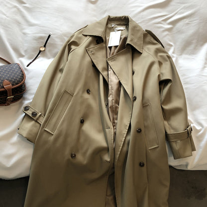 Elegant Loose-Fit Trench Coat
