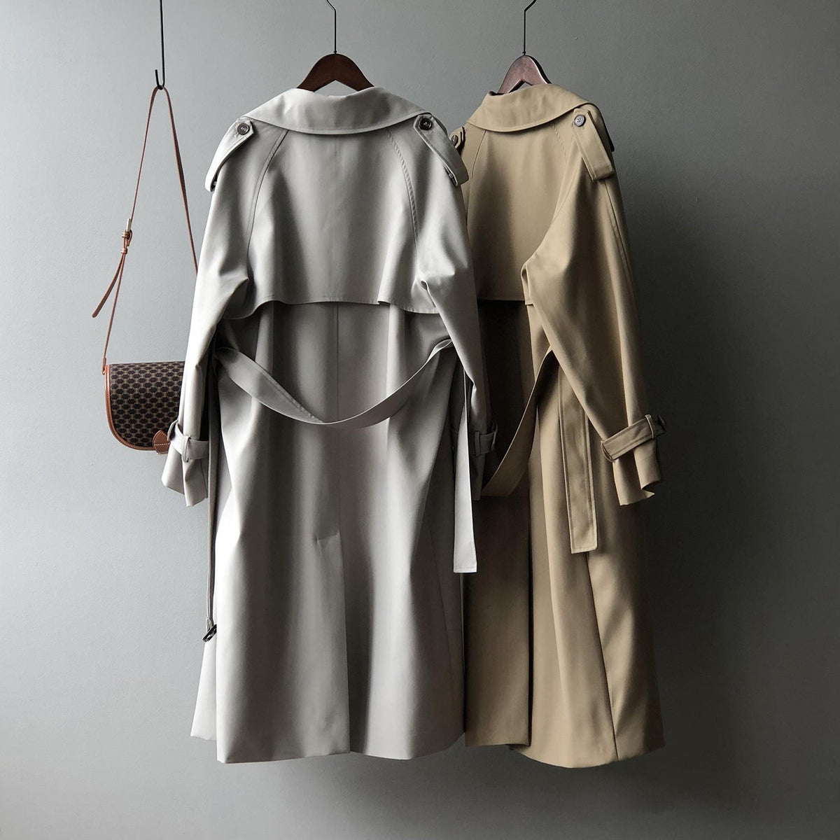 Elegant Loose-Fit Trench Coat