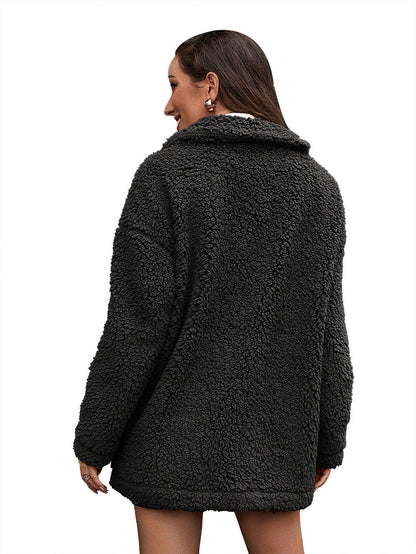 Bubble Velvet Furry Jacket