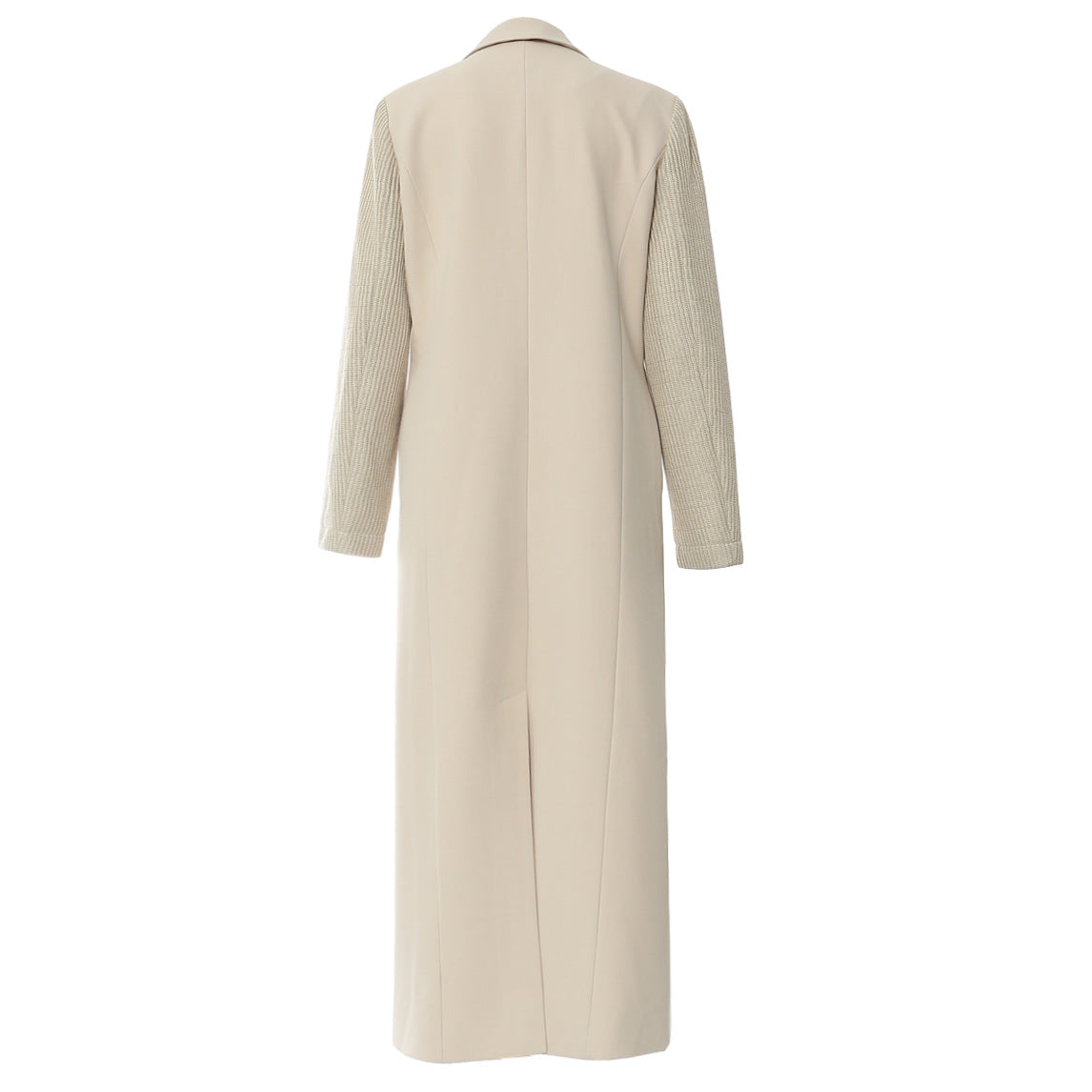 Color Contrast Patchwork Trench Coat