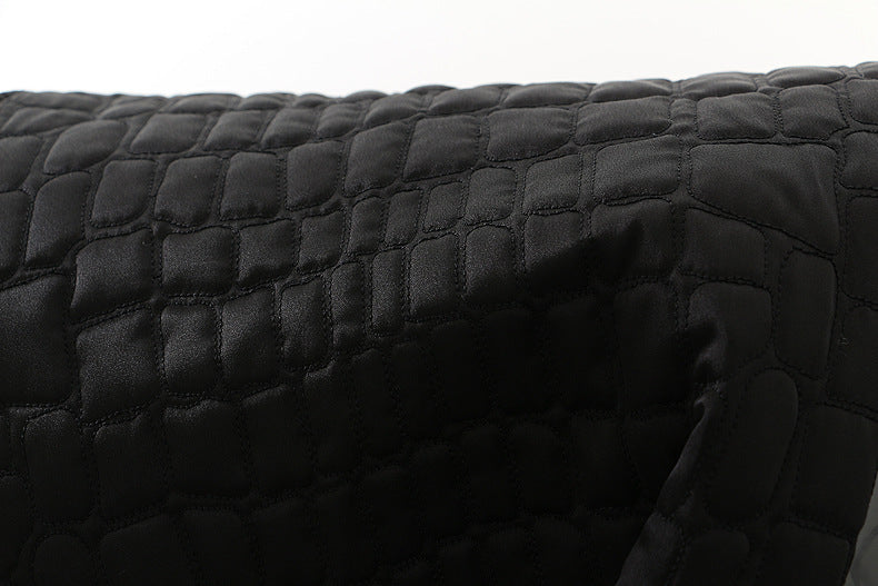 Quilted Cotton Cloak Coat