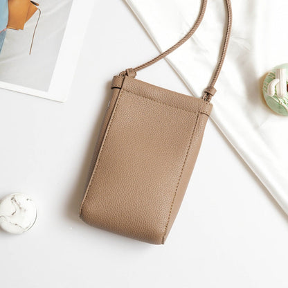 Mini Crossbody Small Bag Cell Phone Convenient One Size Khaki