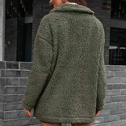 Bubble Velvet Furry Jacket