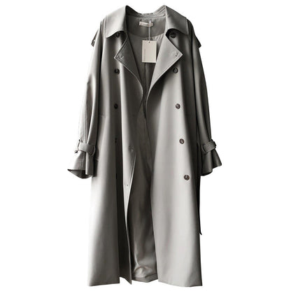 Elegant Loose-Fit Trench Coat