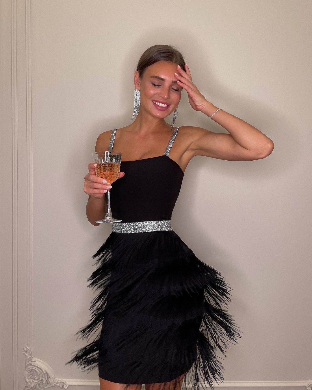 Night Out Tassel Dress