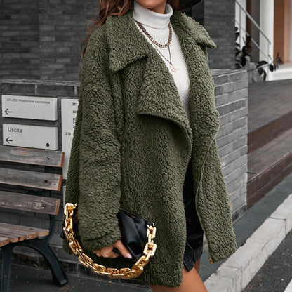 Bubble Velvet Furry Jacket