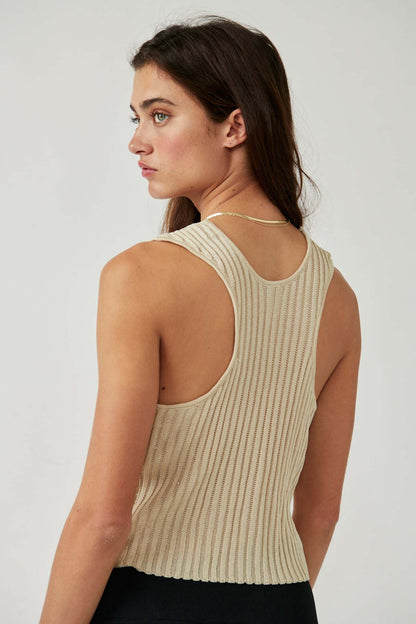 Wool Button Cardigan Vest