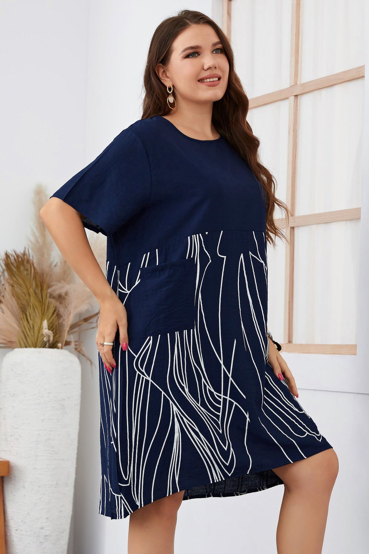 Curvy Casual Sexy Day Dress