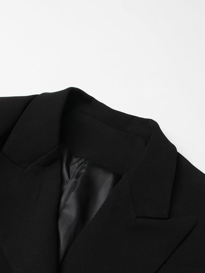 Solid Color Slimming Long Coat