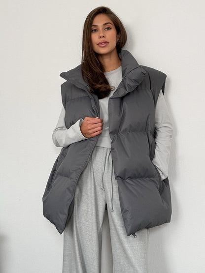 Cotton Loose Vest Jacket