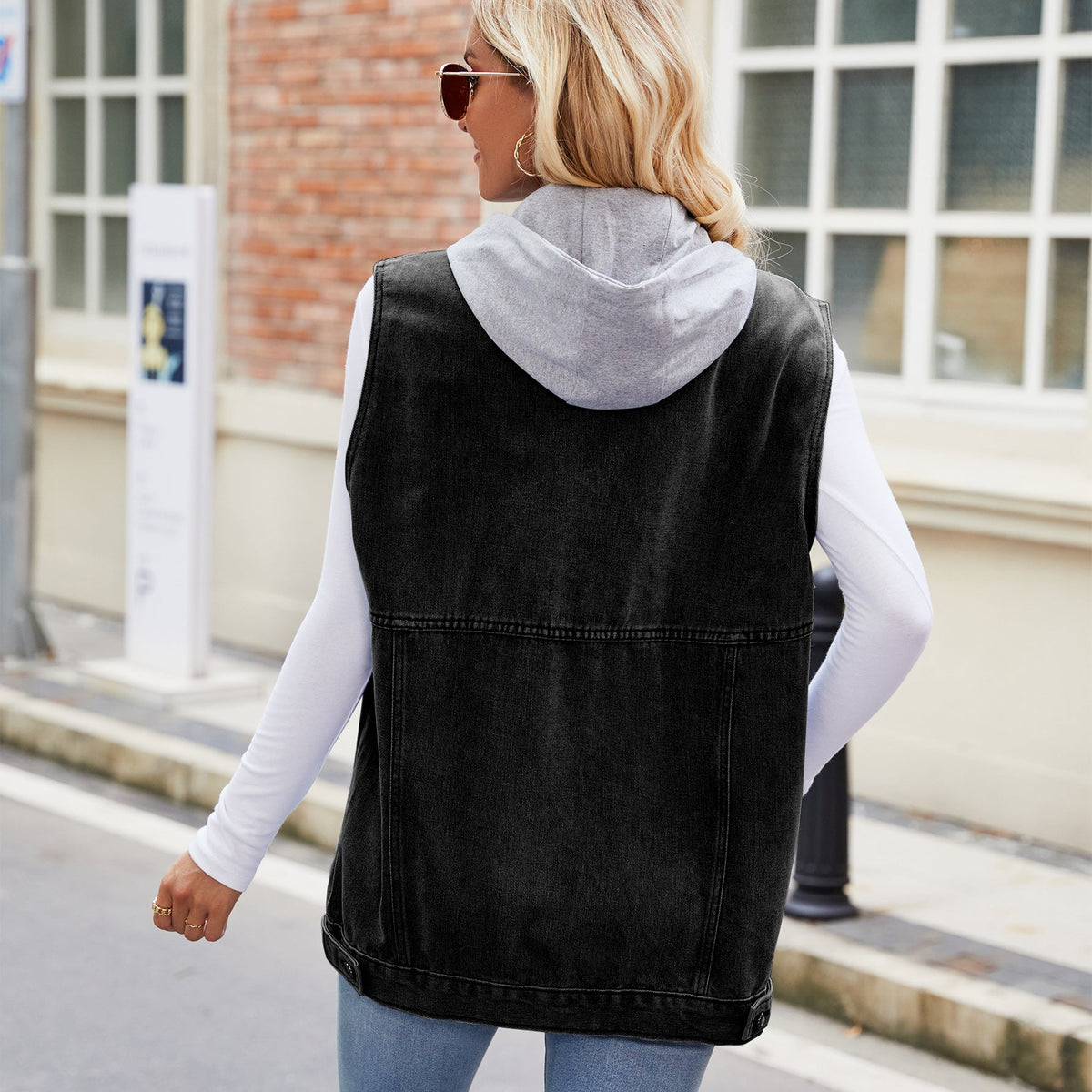 Summer Denim Sleeveless Vest
