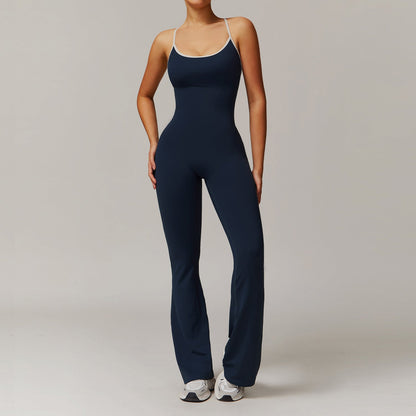 Sexy Back Jumpsuit Badge Blue