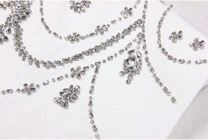 Rhinestone Sleeveless Business Vest