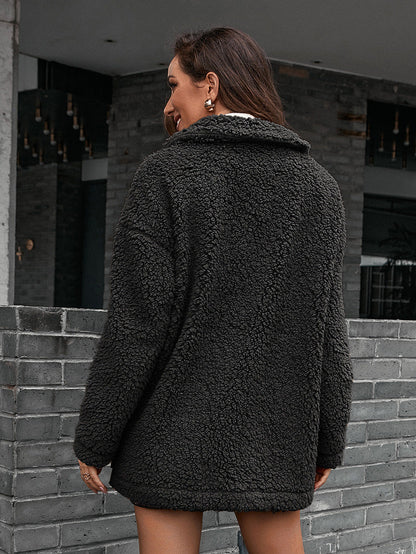 Bubble Velvet Furry Jacket