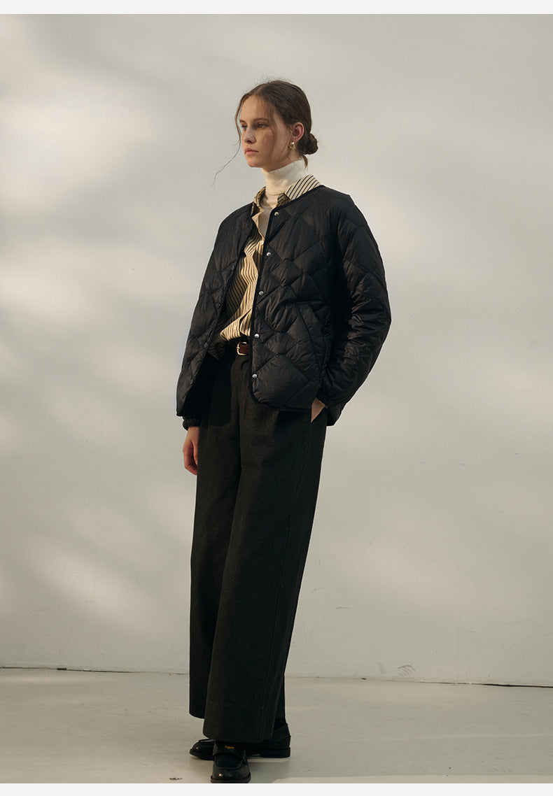 White Duck Down Short Jacket