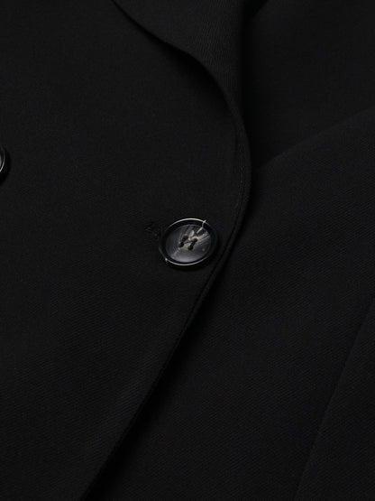 Solid Color Slimming Long Coat