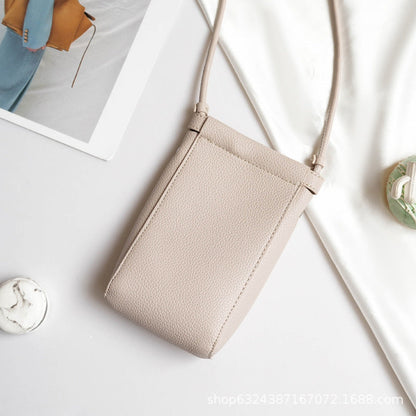 Mini Crossbody Small Bag Cell Phone Convenient One Size White