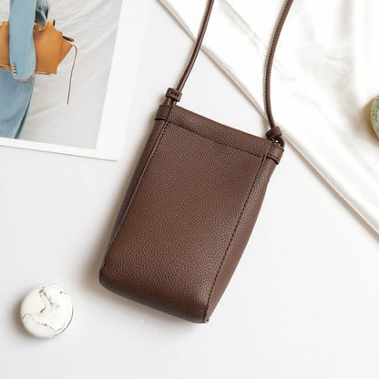 Mini Crossbody Small Bag Cell Phone Convenient One Size Coffee