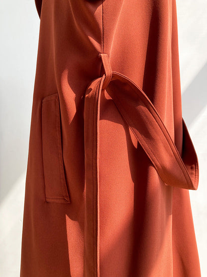 Draping Loose Trench Coat