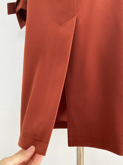 Draping Loose Trench Coat