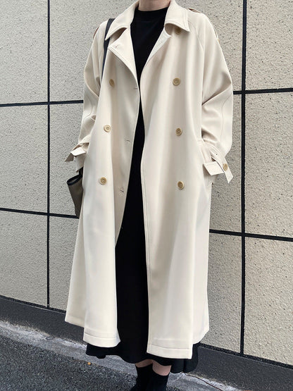Draping Loose Trench Coat