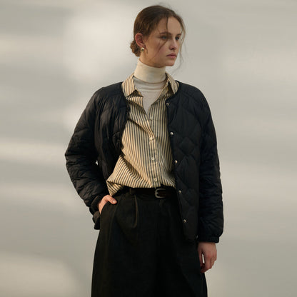White Duck Down Short Jacket