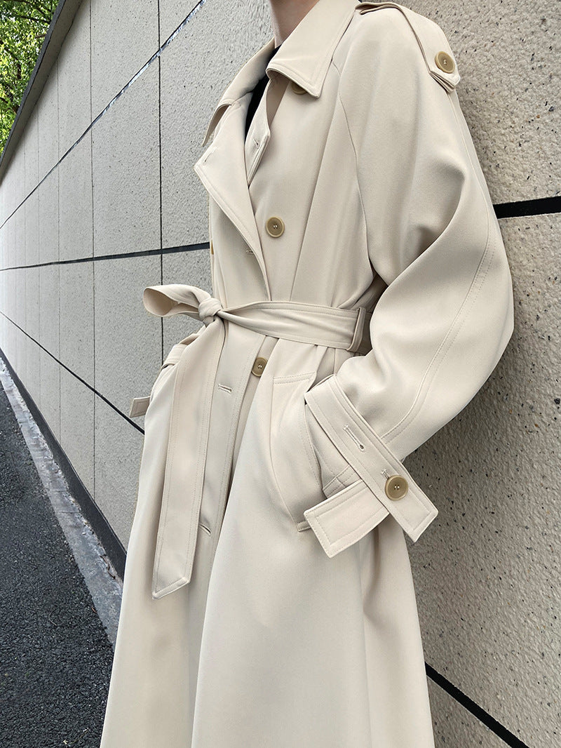 Draping Loose Trench Coat
