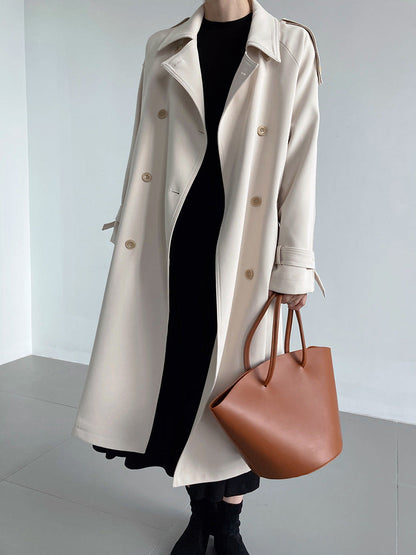 Draping Loose Trench Coat