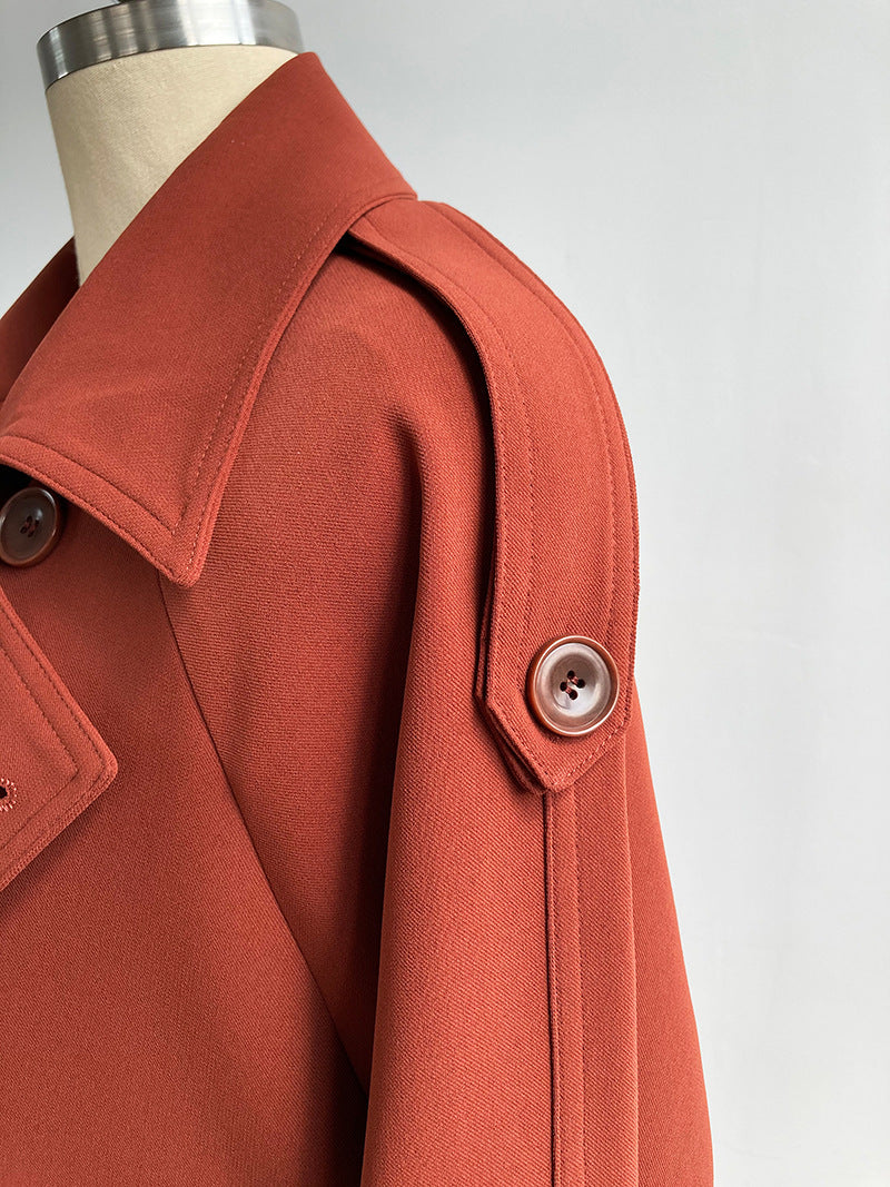 Draping Loose Trench Coat